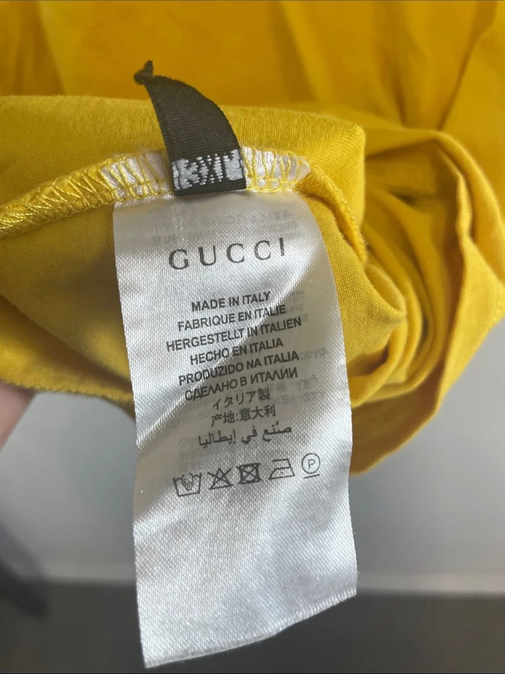 Gucci bright yellow